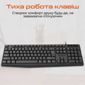 Клавиатура Meetion K200 USB UA Black (MT-K200-A-RUA)