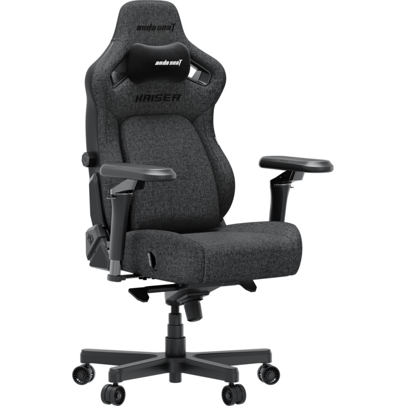 Кресло игровое Anda Seat Kaiser 4 V2 Fabric Size XL Dark Gray (AD12YDDC-XLL-20-GB-CF-03)