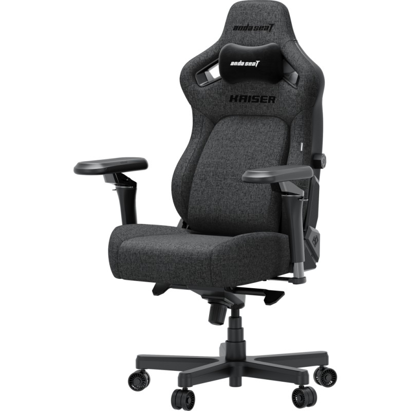 Кресло игровое Anda Seat Kaiser 4 V2 Fabric Size XL Dark Gray (AD12YDDC-XLL-20-GB-CF-03)
