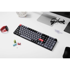 Клавиатура Keychron K17 PRO Gateron MX 2.0 Brown QMK White Led Wireless/Bluetooth/USB-А UA Black (K17P-A3-UA)
