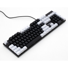 Клавиатура Vinga KBGM-095 LED Brown Switch USB White/Black (KBGM-095BR White/Black)