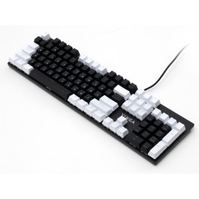 Клавиатура Vinga KBGM-095 LED Brown Switch USB White/Black (KBGM-095BR White/Black)