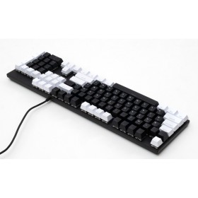 Клавиатура Vinga KBGM-095 LED Brown Switch USB White/Black (KBGM-095BR White/Black)