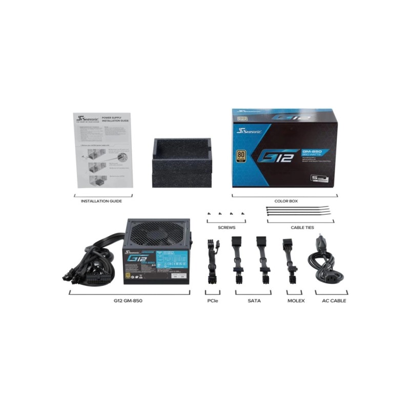 Блок питания Seasonic 850W (G12 GM-850)