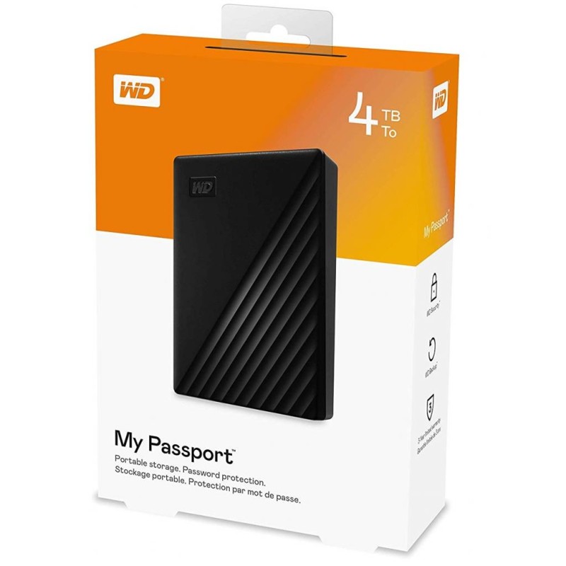 Внешний жесткий диск 2.5" 4TB WD (WDBPKJ0040BBK-WESN)