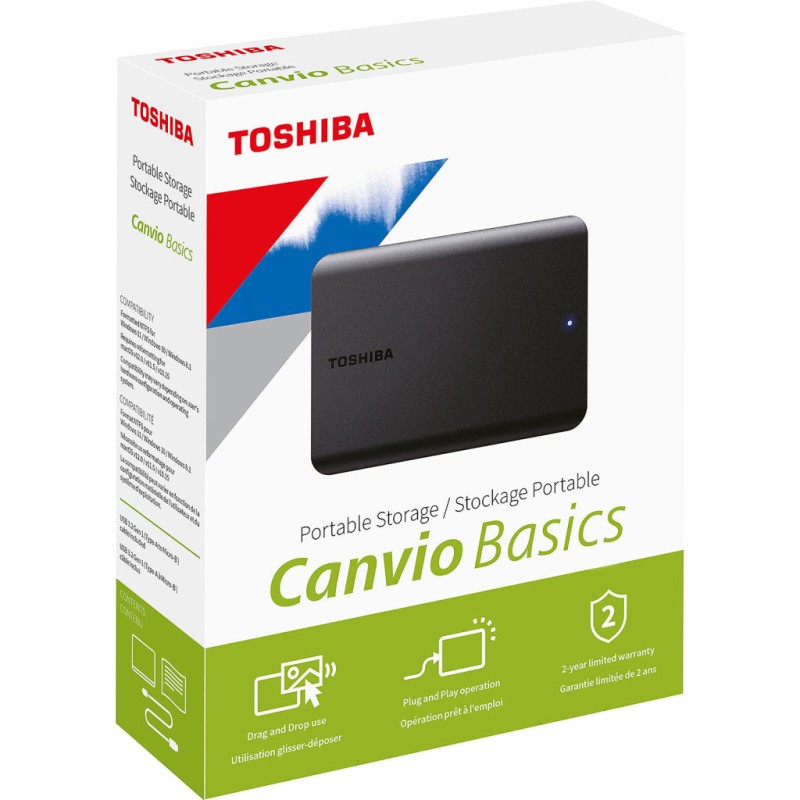 Внешний жесткий диск 2.5" 2TB Toshiba (HDTB520EK3AA)