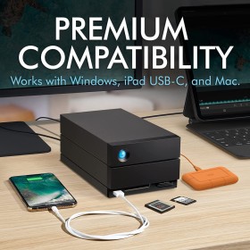 Зовнішній жорсткий диск 3.5" 20TB LaCie (STLG20000400)