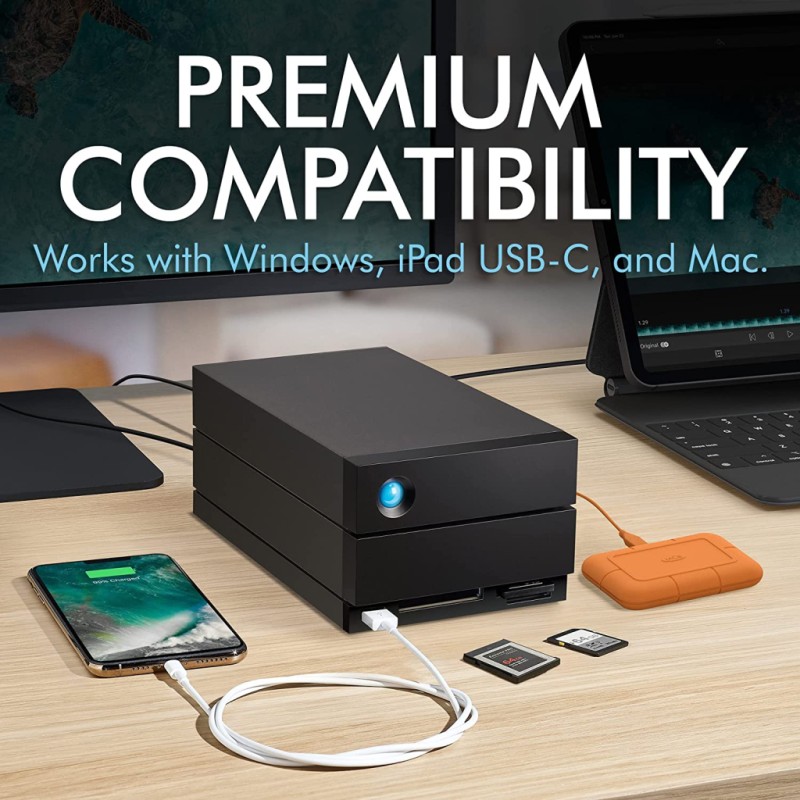 Зовнішній жорсткий диск 3.5" 20TB LaCie (STLG20000400)