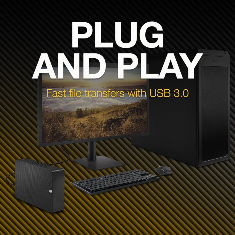 Внешний жесткий диск 3.5" 20TB Expansion Desktop Seagate (STKP20000400)