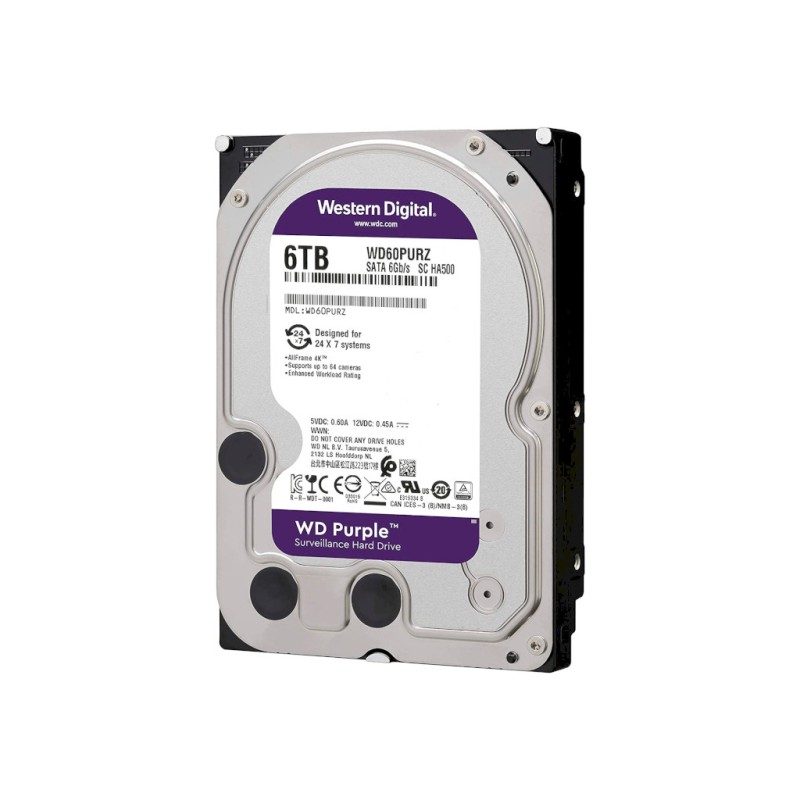 Жорсткий диск 3.5" 6TB WD (WD64PURZ)