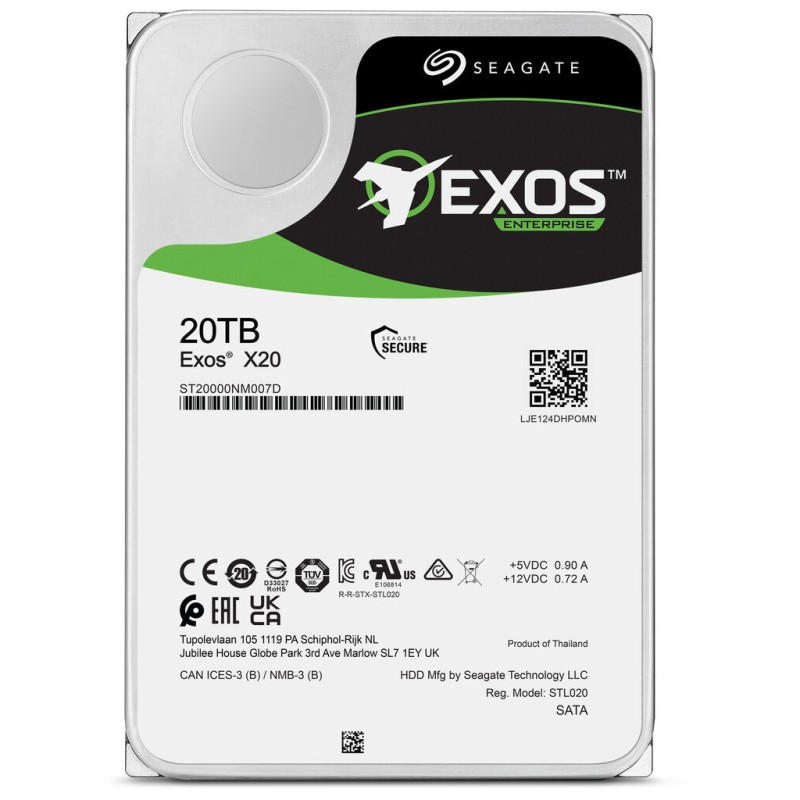 Жесткий диск SAS 3.5" 20TB Seagate (ST20000NM007H)