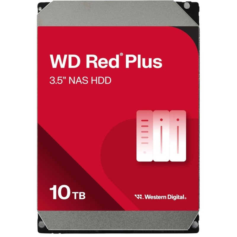 Жесткий диск 3.5" 10TB Red Plus WD (WD100EFGX)