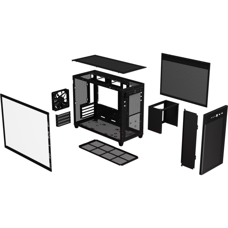 Корпус для ПК ASUS Prime AP201 Black Tempered Glass (90DC00G0-B39010)