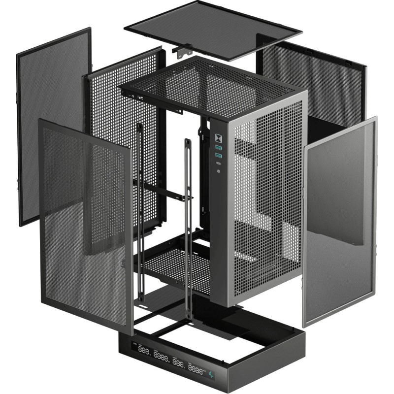 Корпус для ПК Deepcool CH170 Digital Black (R-CH170-BKNPI0D-G-1)