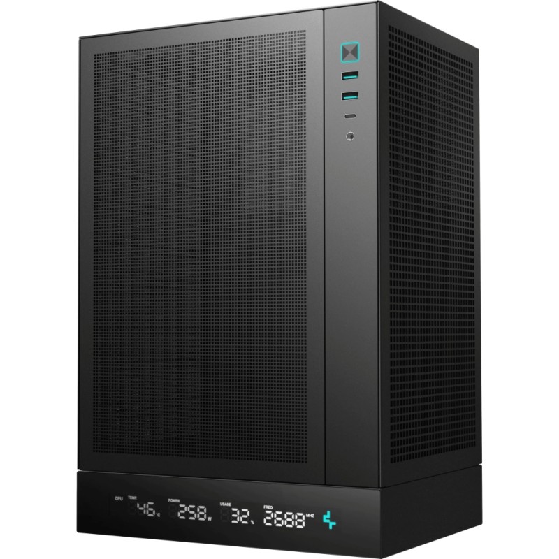Корпус для ПК Deepcool CH170 Digital Black (R-CH170-BKNPI0D-G-1)