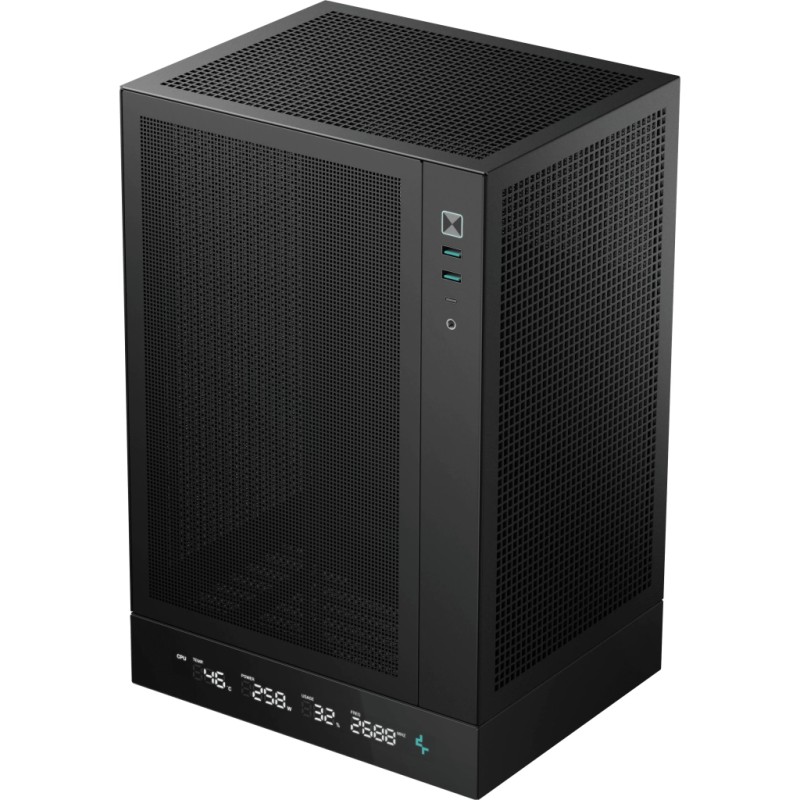 Корпус для ПК Deepcool CH170 Digital Black (R-CH170-BKNPI0D-G-1)