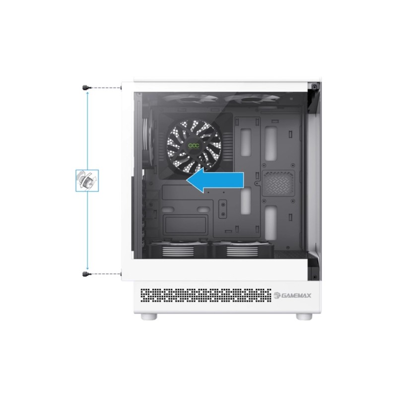 Корпус для ПК Gamemax Vista COC AW (VISTA COC AW)