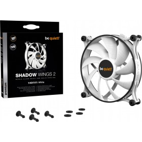 Кулер для корпуса Be quiet! SHADOW WINGS 2 PWM White (BL091)