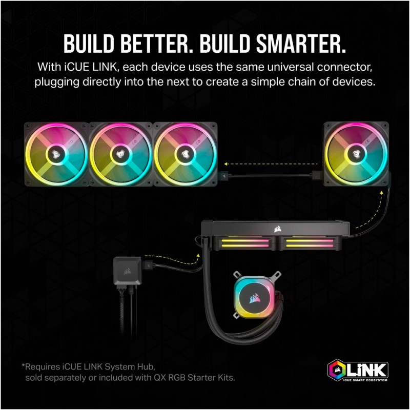 Кулер для корпуса JONSBO SL-120BR Black