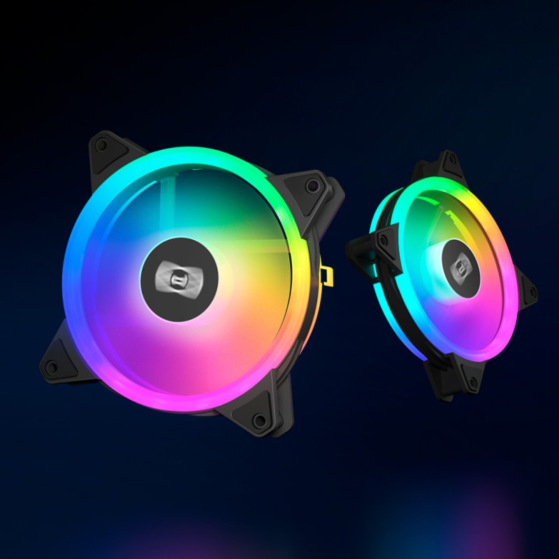 Кулер для корпуса PcCooler F3 T120 ARGB Black