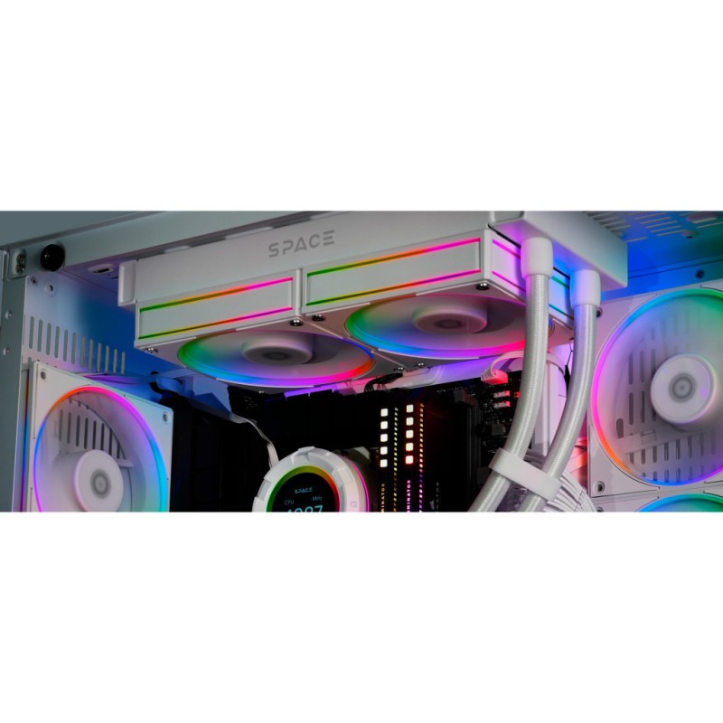 Кулер для корпуса ID-Cooling AF-127-ARGB-W TRIO