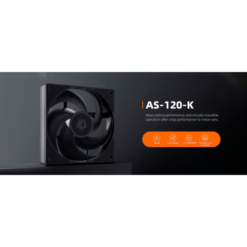Кулер для корпуса ID-Cooling AS-120-K