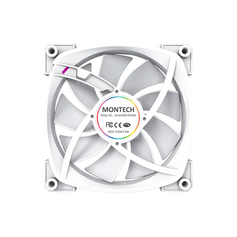 Кулер для корпуса MONTECH AX120 PWM WHITE