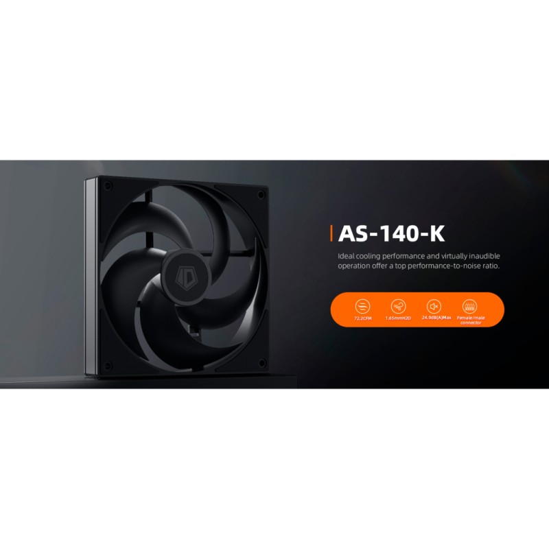 Кулер для корпуса ID-Cooling AS-140-K