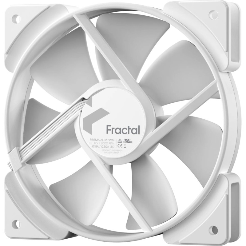 Кулер для корпуса Fractal Design Prisma AL-12 ARGB PWM (FD-FAN-PRI-AL12-PWM-WT)
