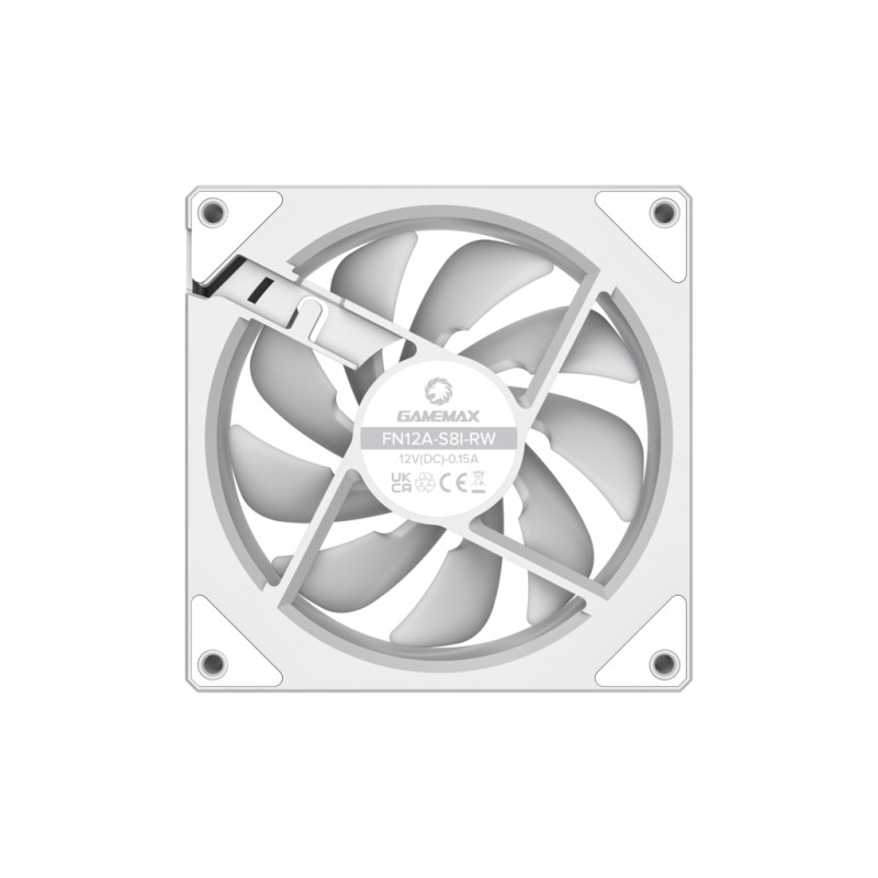 Кулер для корпуса Gamemax FN12A-S8I-RW