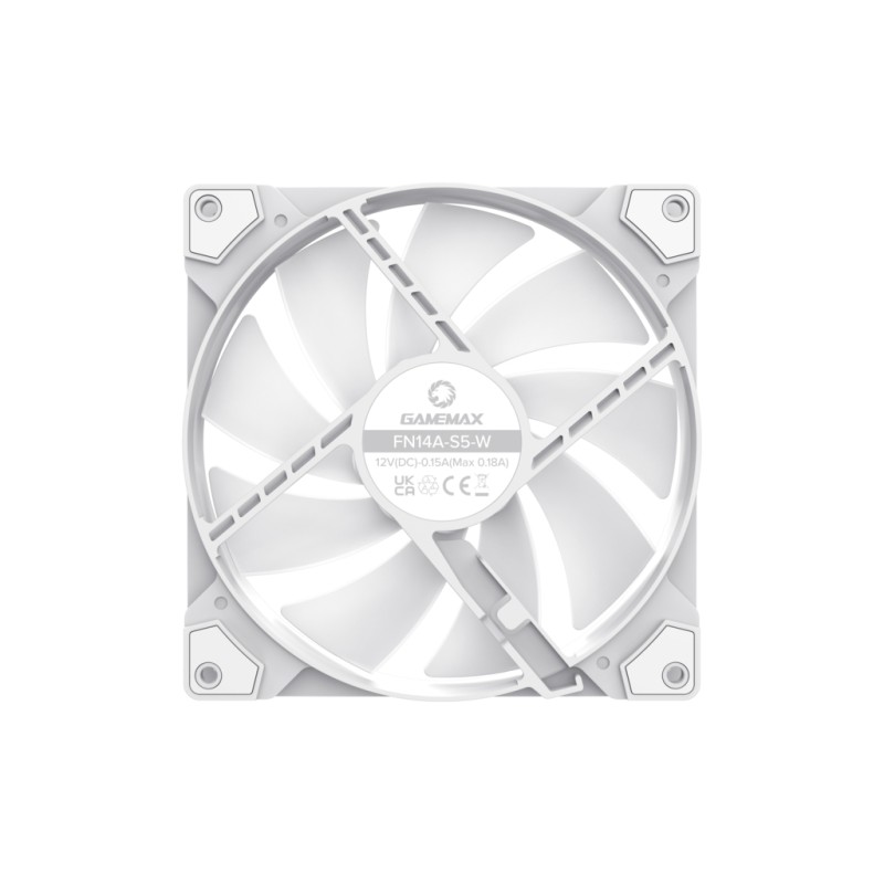 Кулер для корпуса Gamemax FN14A-S5-W