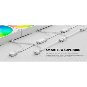 Кулер для корпуса ID-Cooling AS-120-ARGB-W TRIO