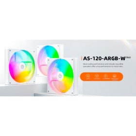 Кулер для корпуса ID-Cooling AS-120-ARGB-W TRIO
