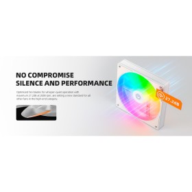 Кулер для корпуса ID-Cooling AS-120-ARGB-W TRIO