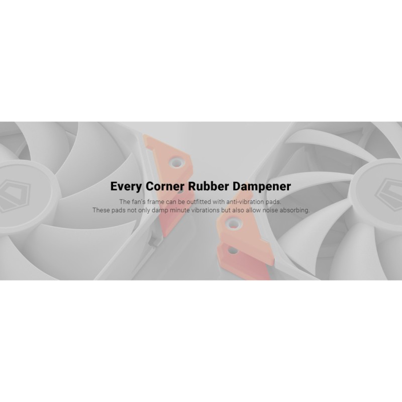 Кулер для корпуса ID-Cooling TF-12025-PRO WHITE