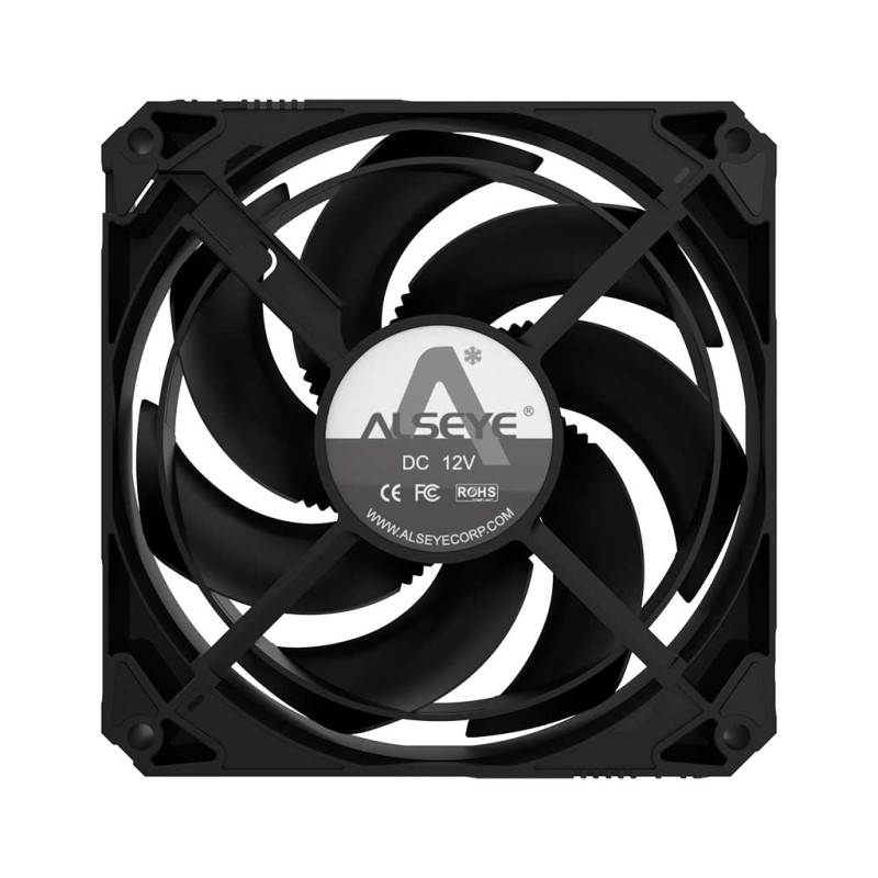 Кулер до корпусу Alseye W12P (ARGB Black) (AS.04.07.0049)
