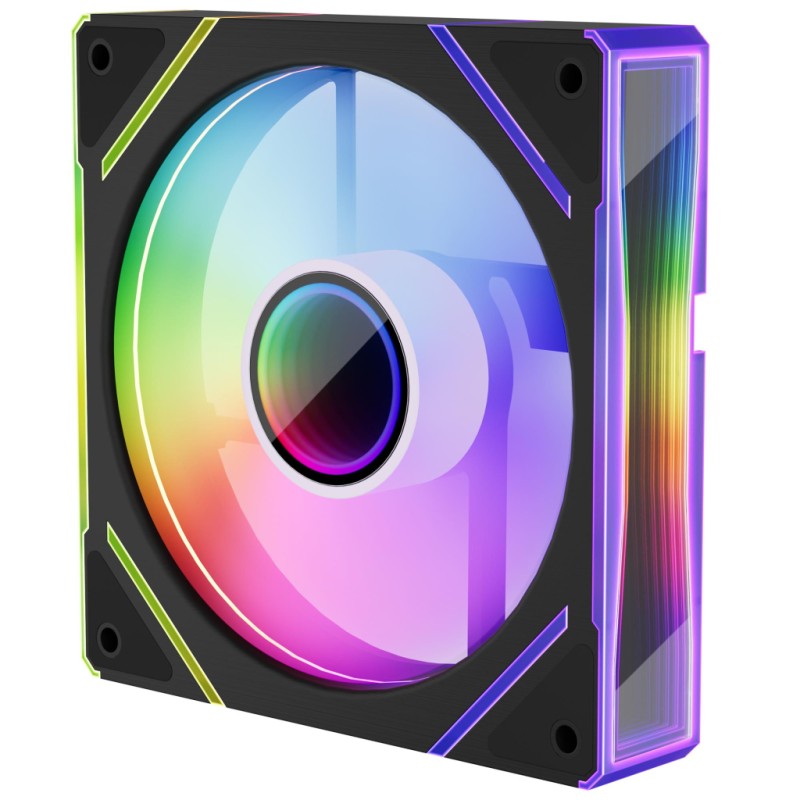 Кулер для корпуса 1stPlayer FC7 Black (FC7-BK-1IN1)