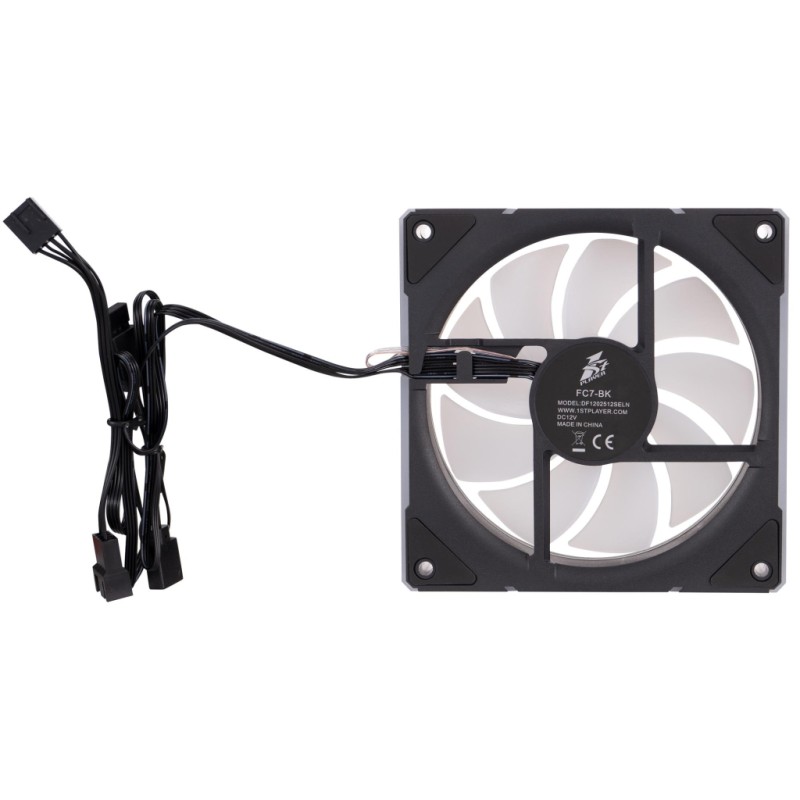 Кулер для корпуса 1stPlayer FC7 Black (FC7-BK-1IN1)