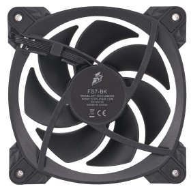 Кулер для корпуса 1stPlayer FS7 Black (FS7-BK-1IN1)