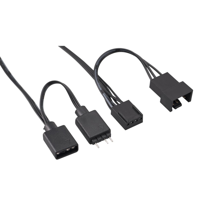 Кулер для корпуса 1stPlayer FS7 Black (FS7-BK-1IN1)