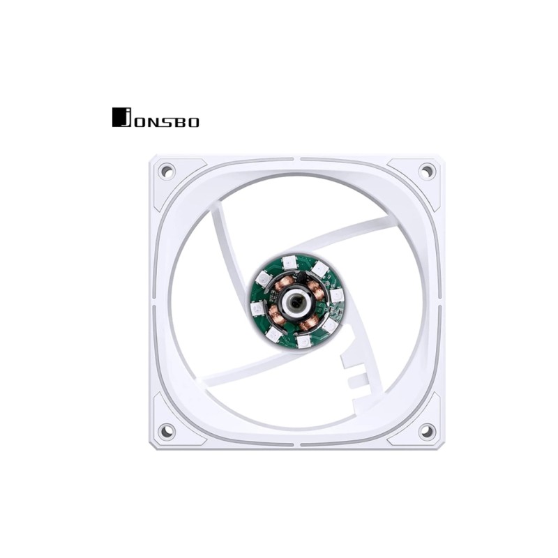 Кулер для корпуса JONSBO FR-505WR Reverse ARGB White