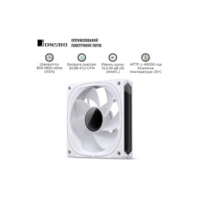 Кулер для корпуса JONSBO FR-505WR Reverse ARGB White