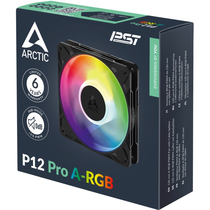 Кулер для корпуса Arctic P12 PRO A-RGB (ACFAN00309A)