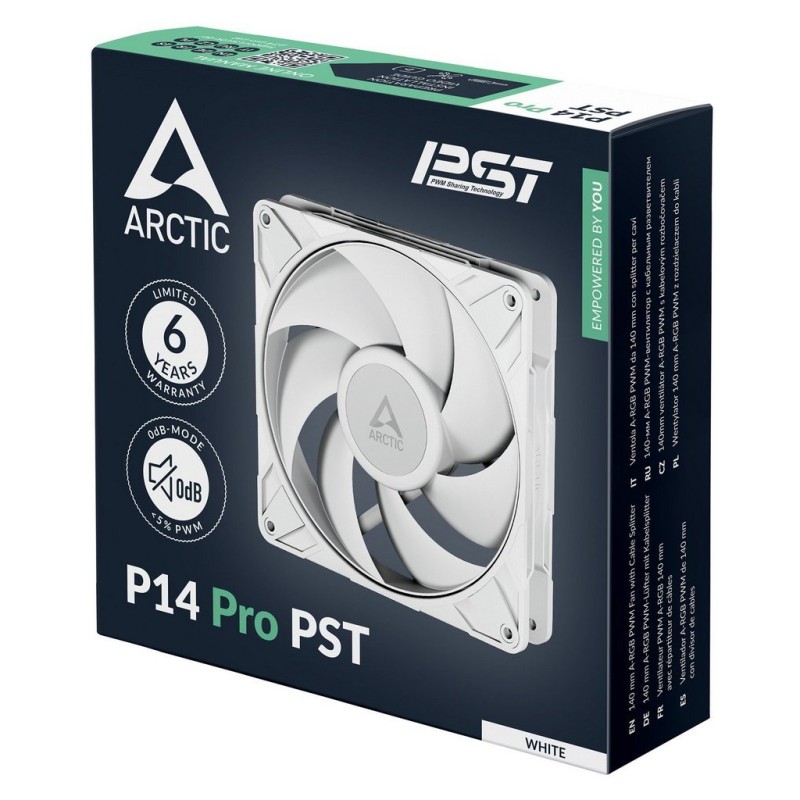 Кулер для корпуса Arctic P14 PRO PST WHT (ACFAN00317A)