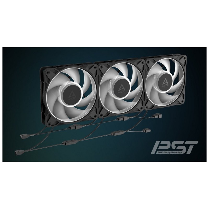 Кулер для корпуса Arctic P12 PRO A-RGB 3PCS (ACFAN00310A)