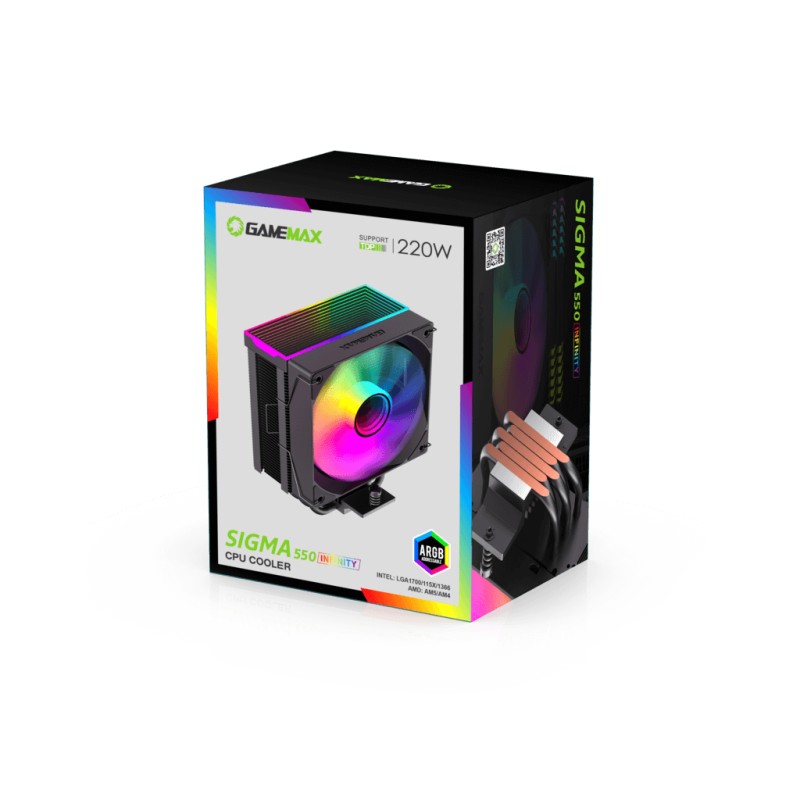 Кулер для процессора Gamemax Sigma 550 Infinity BK