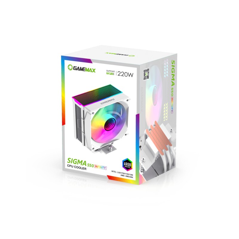 Кулер для процессора Gamemax Sigma 550 Infinity WH