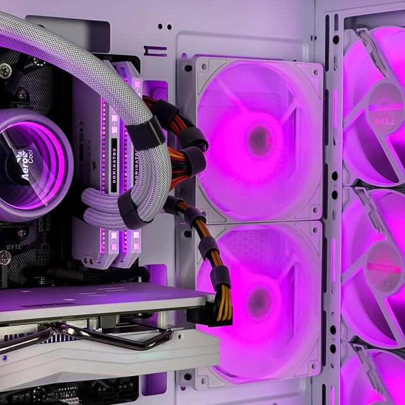 Игровой компьютер Ryzen 5 5600/RX 5700XT 8GB "CYBERPUNK ULTRA WHITE"