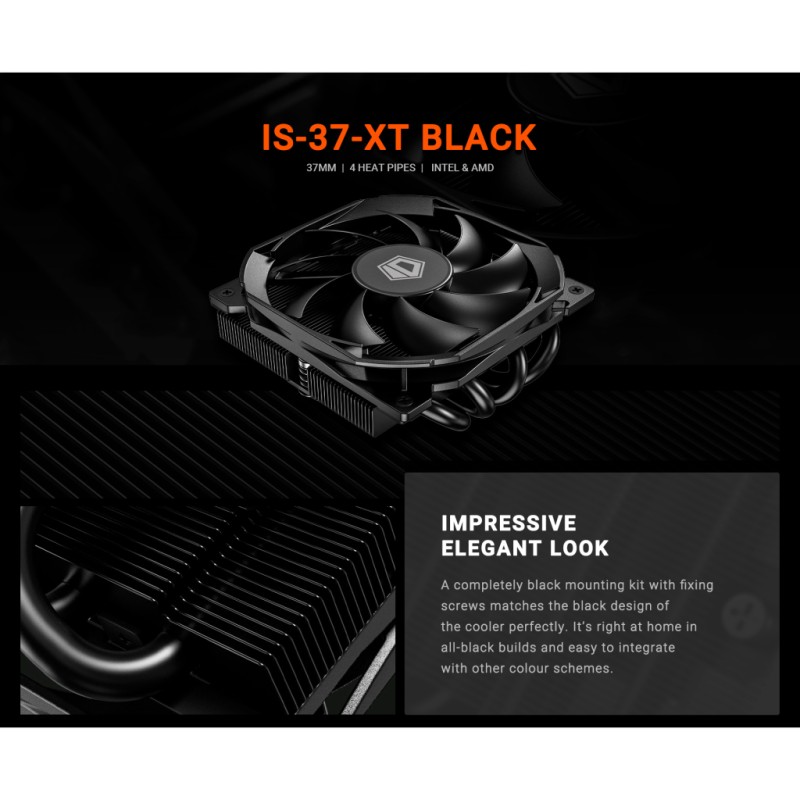 Кулер для процессора ID-Cooling IS-37-XT Black