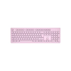 Клавиатура Canyon HKB-W01 Silent Wireless UA Pink (CNS-HKBW01P)